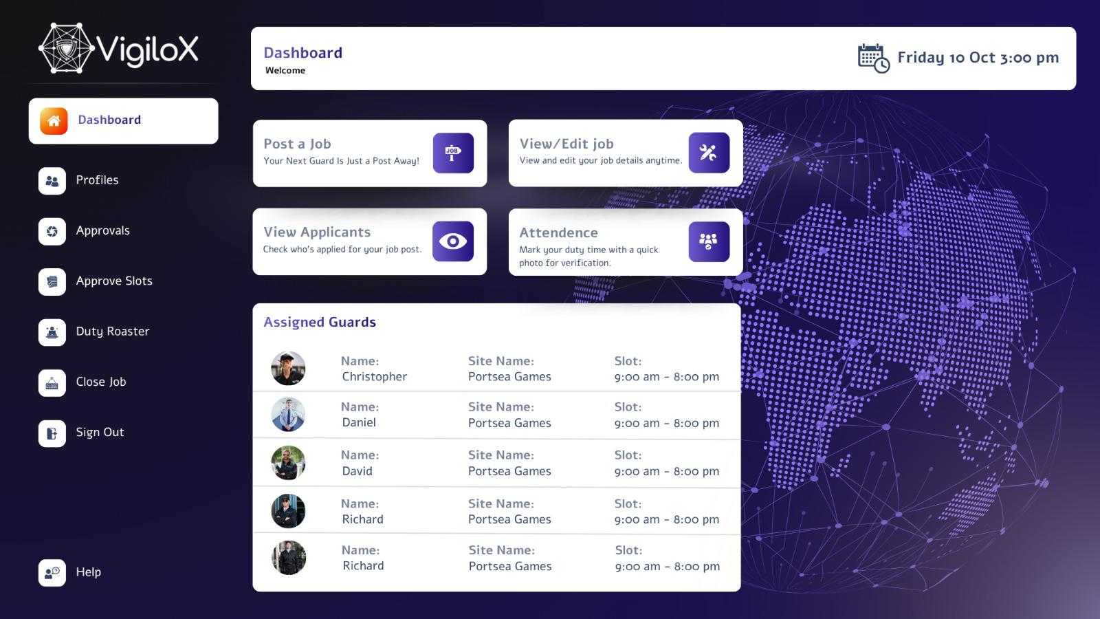 VigiloX Command Center App